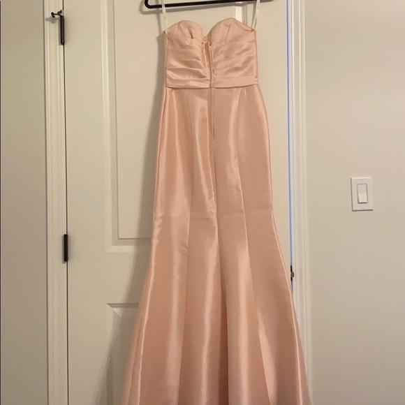 Pink Satin Gown - Picture 3 of 3